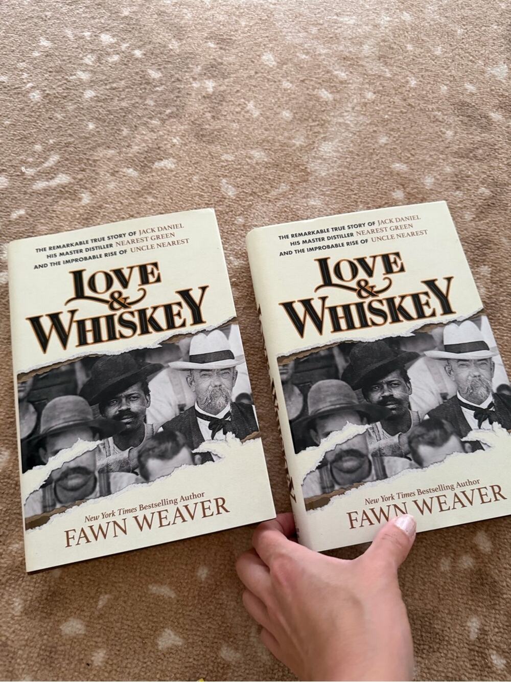 🗽❤️2 Love & Whiskey Hardcover Books (Pair)